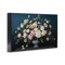 Stupell Industries Moody Blue Floral Vase Framed Giclee, design by Petal Prints Design